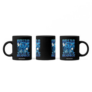 Bruh 6 7 Steal a Brainrot Coffee Mug 6-7 Funny Brainrot Meme Six Seven Bootleg TS10 Print Your Wear