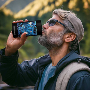 Bruh 6 7 Steal a Brainrot 4 in 1 Can Cooler Tumbler 6-7 Funny Brainrot Meme Six Seven Bootleg TS10 Print Your Wear