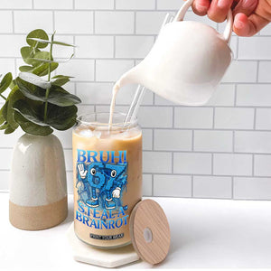 Bruh 6 7 Steal a Brainrot Glass Can 6-7 Funny Brainrot Meme Six Seven Bootleg TS10 Print Your Wear