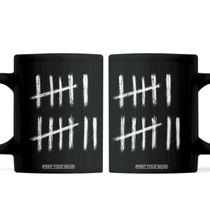Funny Six Seven 67 Meme Coffee Mug Tally Marks 6 7 Numbers Gen Alpha Slang TS10 Black Print Your Wear