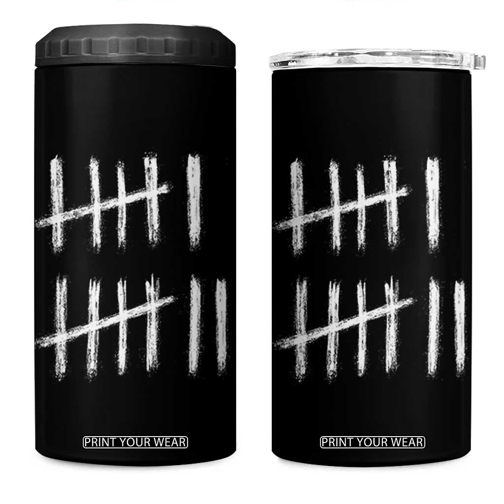 Funny Six Seven 67 Meme 4 in 1 Can Cooler Tumbler Tally Marks 6 7 Numbers Gen Alpha Slang TS10 One Size: 16 oz Black Print Your Wear