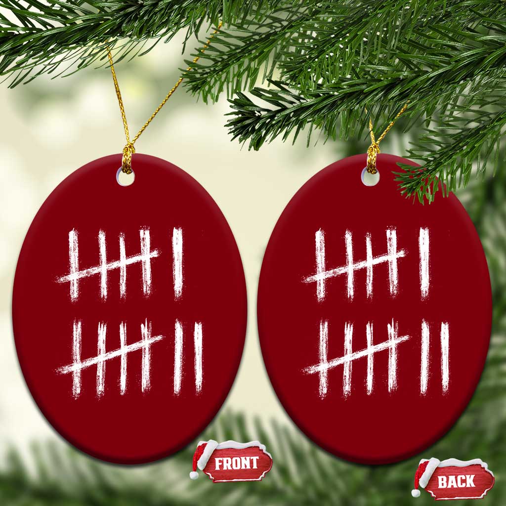 Funny Six Seven 67 Meme Ceramic Ornament Tally Marks 6 7 Numbers Gen Alpha Slang TS10 Print Your Wear
