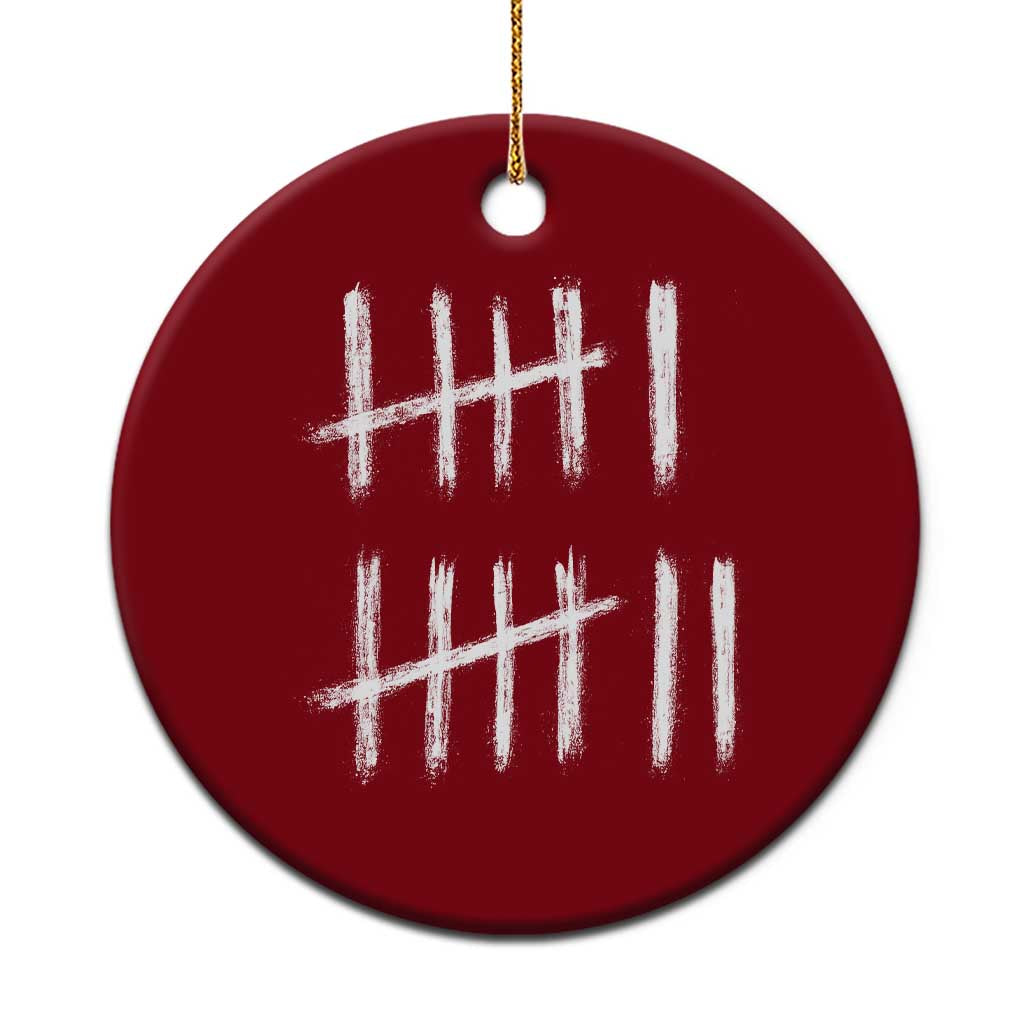 Funny Six Seven 67 Meme Ceramic Ornament Tally Marks 6 7 Numbers Gen Alpha Slang TS10 1pc Red Print Your Wear