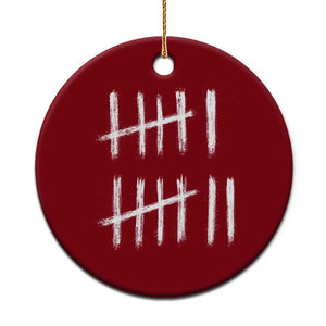 Funny Six Seven 67 Meme Ceramic Ornament Tally Marks 6 7 Numbers Gen Alpha Slang TS10 1pc Red Print Your Wear