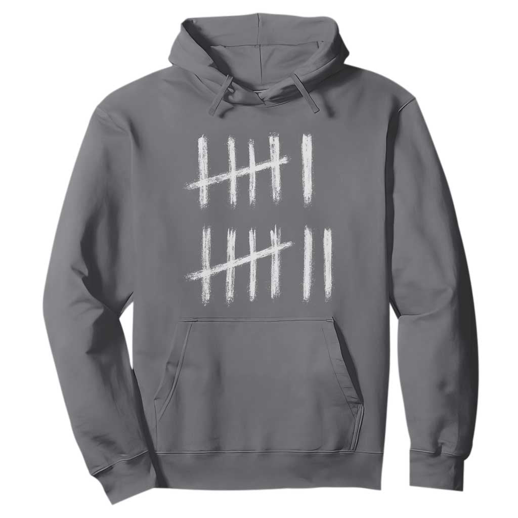 Funny Six Seven 67 Meme Hoodie Tally Marks 6 7 Numbers Gen Alpha Slang TS10 Charcoal Print Your Wear