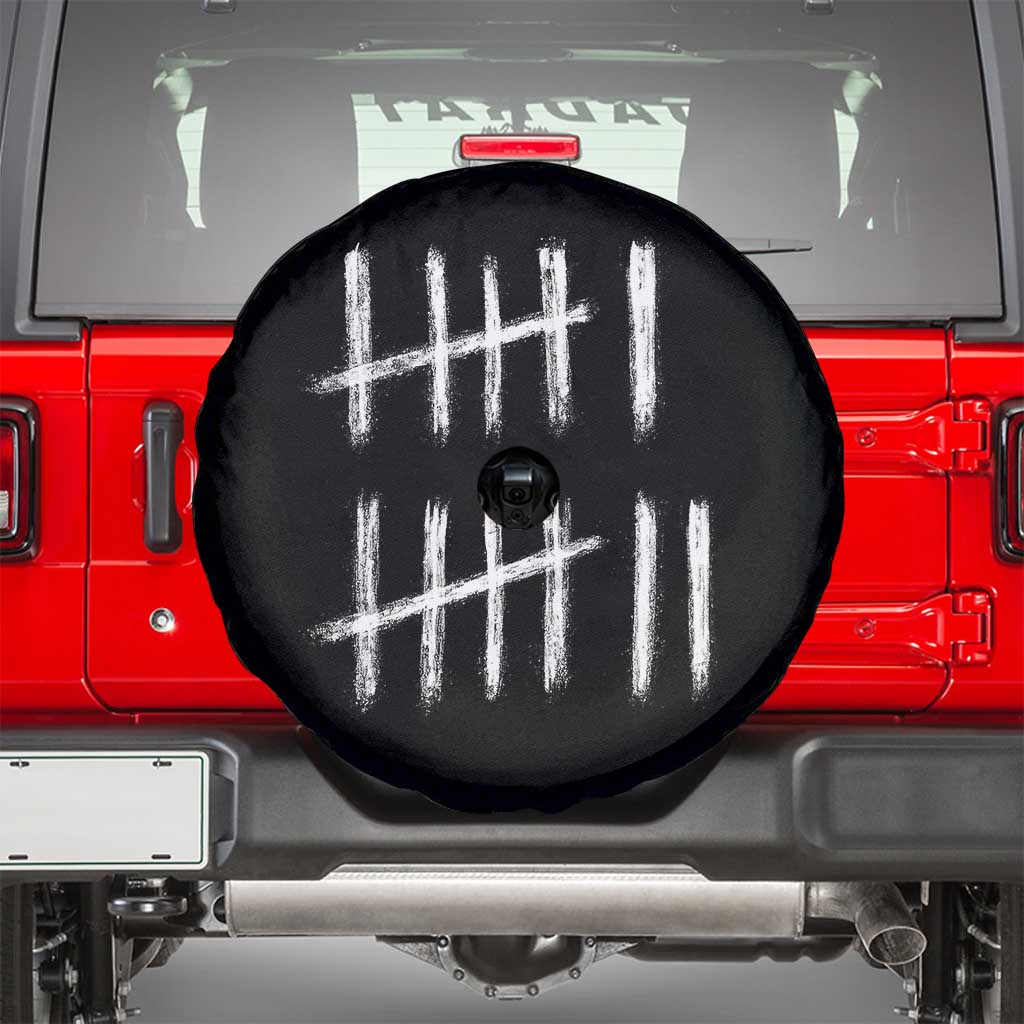 Funny Six Seven 67 Meme Spare Tire Cover Tally Marks 6 7 Numbers Gen Alpha Slang TS10 Black Print Your Wear