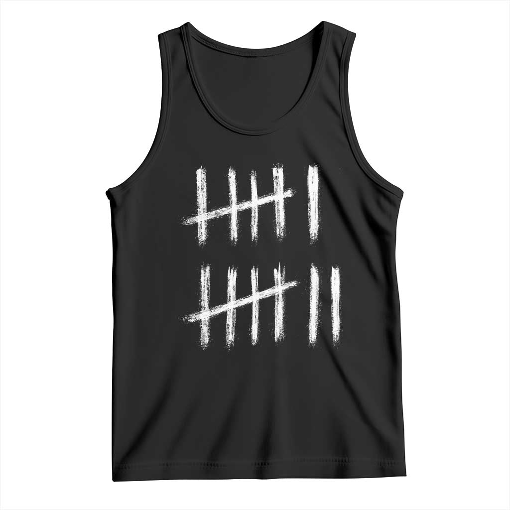 Funny Six Seven 67 Meme Tank Top Tally Marks 6 7 Numbers Gen Alpha Slang TS10 Black Print Your Wear