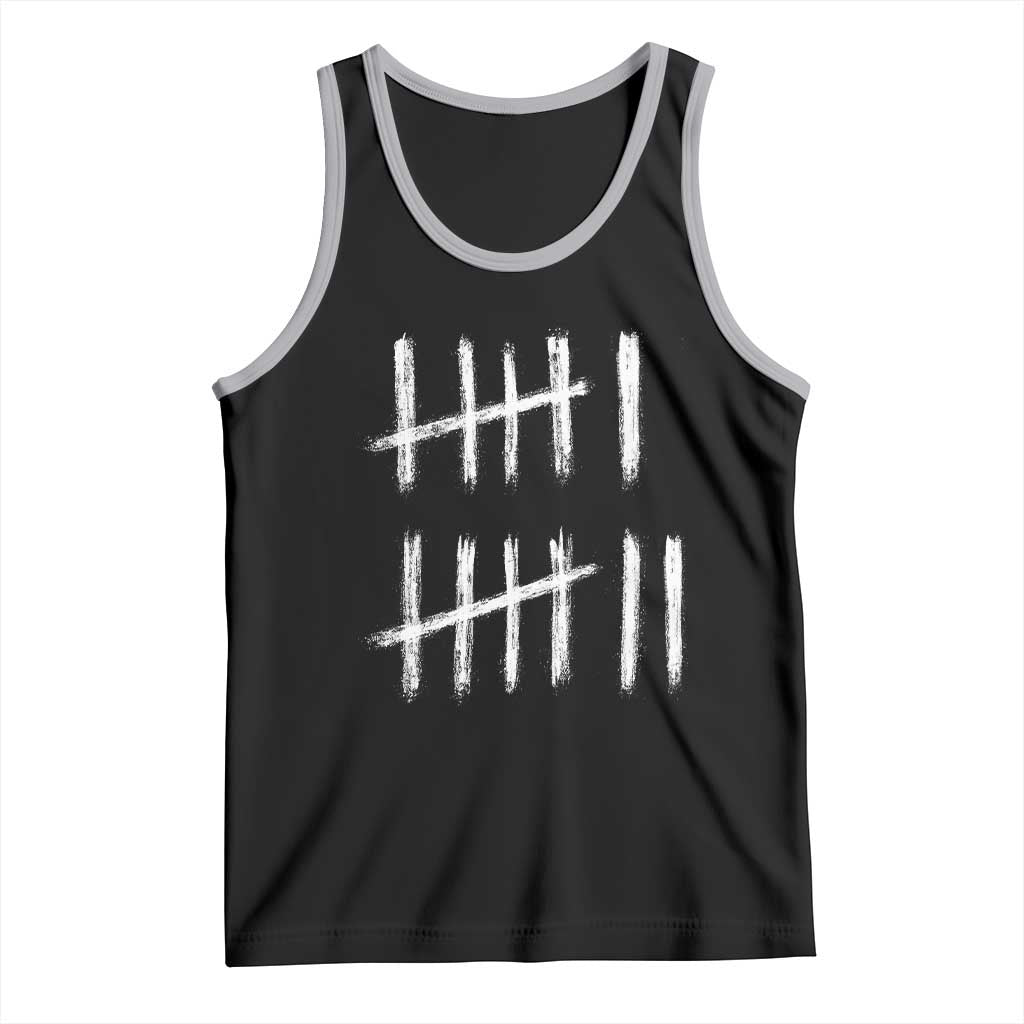 Funny Six Seven 67 Meme Tank Top Tally Marks 6 7 Numbers Gen Alpha Slang TS10 Black Athletic Heather Print Your Wear