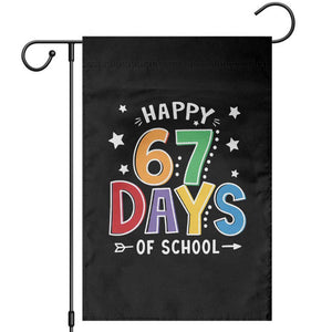 67 Days of School Garden Flag Funny Meme Teacher Student 67th Day TS10 Black Print Your Wear