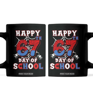 Happy 67th Day Of School Coffee Mug Boys Girls Spider 67 Days TS10 Black Print Your Wear