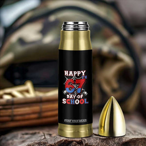 Happy 67th Day Of School Bullet Tumbler Boys Girls Spider 67 Days TS10 Print Your Wear