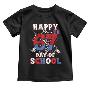 Happy 67th Day Of School Toddler T Shirt Boys Girls Spider 67 Days TS10 Black Print Your Wear