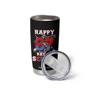 Happy 67th Day Of School Tumbler Cup Boys Girls Spider 67 Days TS10 Print Your Wear