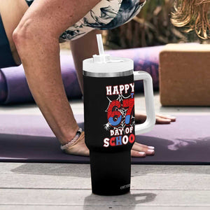Happy 67th Day Of School Tumbler With Handle Boys Girls Spider 67 Days TS10 Print Your Wear