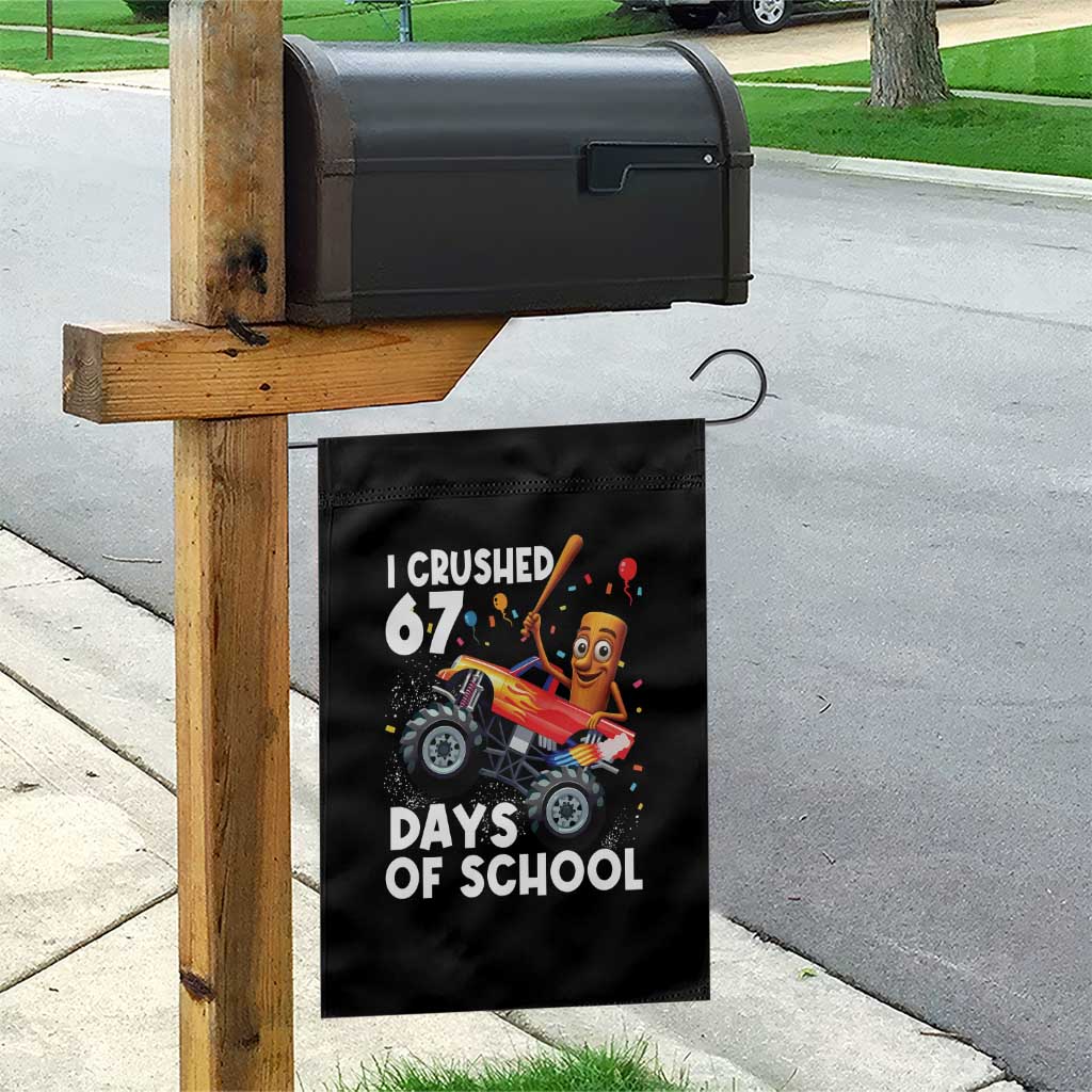 67 Days of School Monster Truck Garden Flag 67th Day Boys Tung Tung Tung Sahur TS10 Print Your Wear