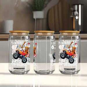 67 Days of School Monster Truck Glass Can 67th Day Boys Tung Tung Tung Sahur TS10 Print Your Wear