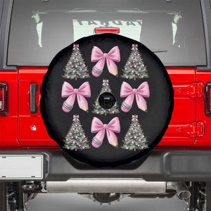 Coquette Bow Christmas Spare Tire Cover Girly Xmas Tree Teacher Pencil Bow TS10 Black Print Your Wear