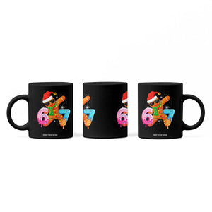Funny 67 Meme Gingerbread Christmas Coffee Mug Six Seven Ice Cream Drip Boys TS10 Print Your Wear