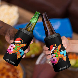 Funny 67 Meme Gingerbread Christmas 4 in 1 Can Cooler Tumbler Six Seven Ice Cream Drip Boys TS10 Print Your Wear