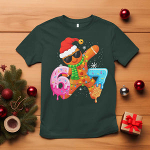 Funny 67 Meme Gingerbread Christmas T Shirt Six Seven Ice Cream Drip Boys TS10 Dark Forest Green Print Your Wear