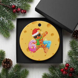 Funny 67 Meme Gingerbread Christmas Ceramic Ornament Six Seven Ice Cream Drip Boys TS10 1pc Yellow Cheese Print Your Wear