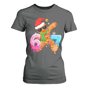 Funny 67 Meme Gingerbread Christmas T Shirt For Women Six Seven Ice Cream Drip Boys TS10 Dark Heather Print Your Wear