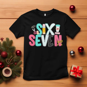 Funny Teacher Six Seven T Shirt 6 7 Meme TS10 Black Print Your Wear