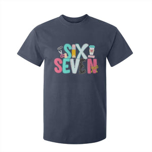 Funny Teacher Six Seven T Shirt For Kid 6 7 Meme TS10 Navy Print Your Wear
