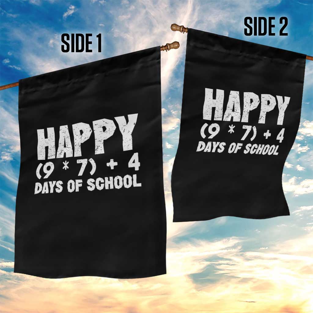 67 Days Of School Garden Flag Do The Math 67 Meme Funny Six Seven Teacher TS10 Print Your Wear