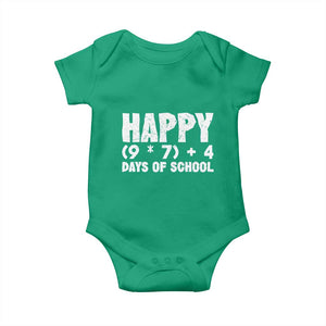 67 Days Of School Baby Onesie Do The Math 67 Meme Funny Six Seven Teacher TS10 Irish Green Print Your Wear