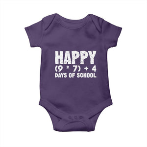 67 Days Of School Baby Onesie Do The Math 67 Meme Funny Six Seven Teacher TS10 Purple Print Your Wear