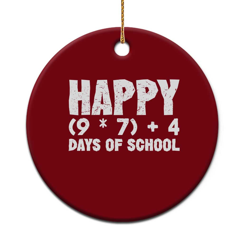 67 Days Of School Ceramic Ornament Do The Math 67 Meme Funny Six Seven Teacher TS10 1pc Red Print Your Wear