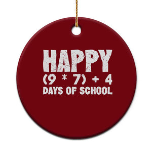 67 Days Of School Ceramic Ornament Do The Math 67 Meme Funny Six Seven Teacher TS10 1pc Red Print Your Wear
