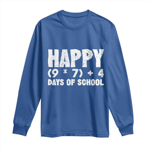 67 Days Of School Long Sleeve Shirt Do The Math 67 Meme Funny Six Seven Teacher TS10 Royal Blue Print Your Wear