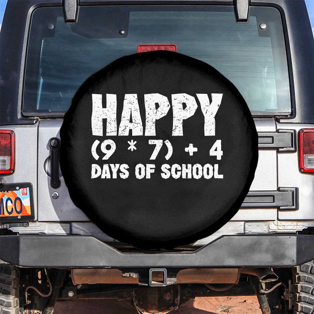 67 Days Of School Spare Tire Cover Do The Math 67 Meme Funny Six Seven Teacher TS10 No hole Black Print Your Wear