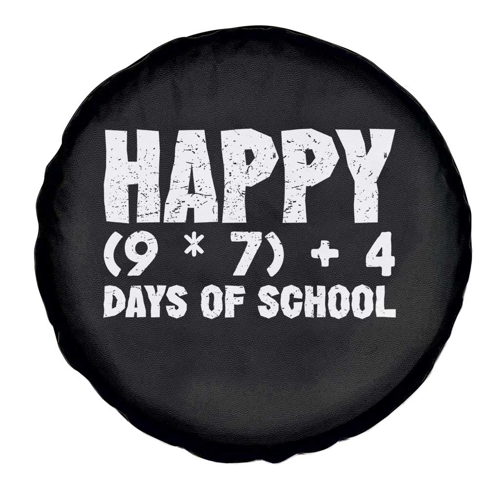67 Days Of School Spare Tire Cover Do The Math 67 Meme Funny Six Seven Teacher TS10 Print Your Wear