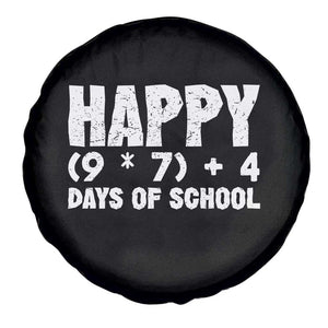 67 Days Of School Spare Tire Cover Do The Math 67 Meme Funny Six Seven Teacher TS10 Print Your Wear