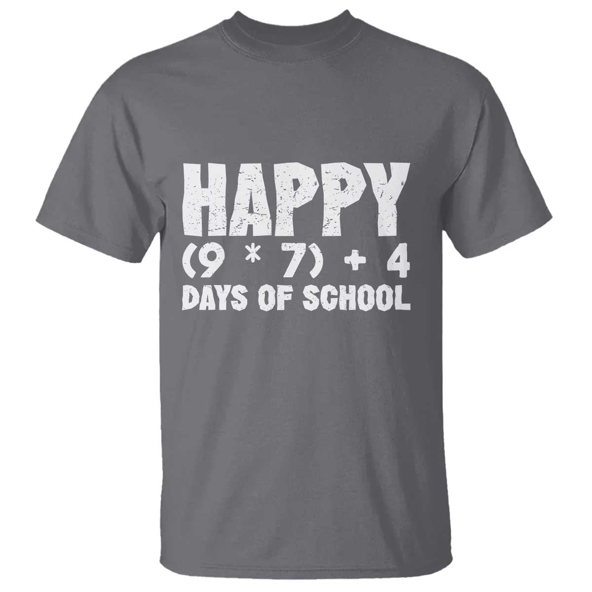 67 Days Of School T Shirt Do The Math 67 Meme Funny Six Seven Teacher TS10 Charcoal Print Your Wear
