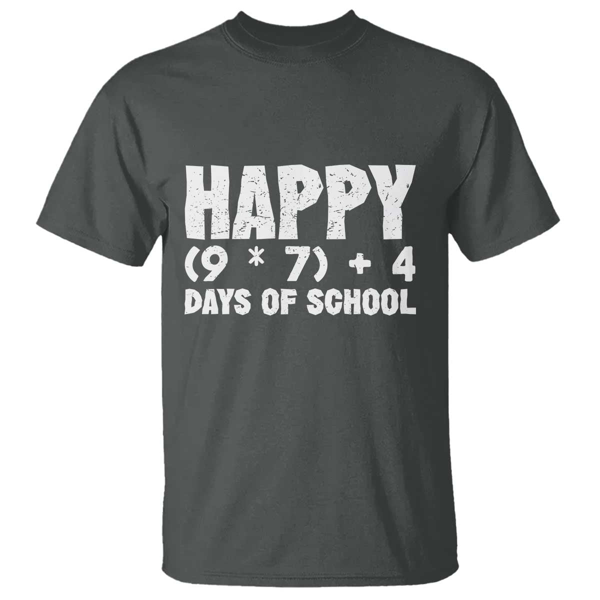 67 Days Of School T Shirt Do The Math 67 Meme Funny Six Seven Teacher TS10 Dark Heather Print Your Wear