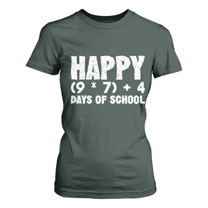 67 Days Of School T Shirt For Women Do The Math 67 Meme Funny Six Seven Teacher TS10 Dark Forest Green Print Your Wear