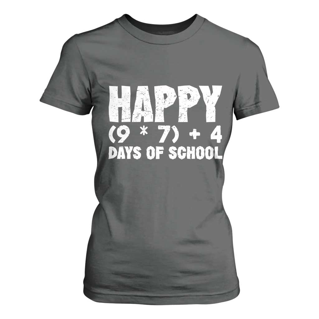 67 Days Of School T Shirt For Women Do The Math 67 Meme Funny Six Seven Teacher TS10 Dark Heather Print Your Wear