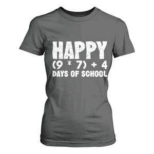 67 Days Of School T Shirt For Women Do The Math 67 Meme Funny Six Seven Teacher TS10 Dark Heather Print Your Wear