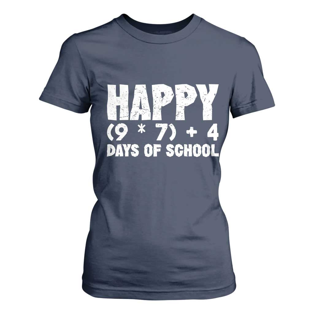 67 Days Of School T Shirt For Women Do The Math 67 Meme Funny Six Seven Teacher TS10 Navy Print Your Wear