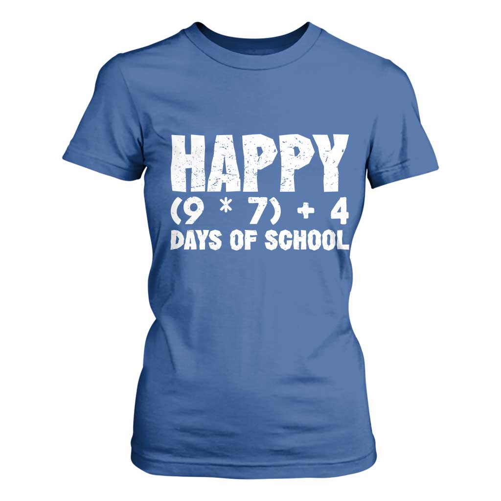 67 Days Of School T Shirt For Women Do The Math 67 Meme Funny Six Seven Teacher TS10 Royal Blue Print Your Wear
