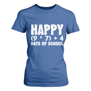 67 Days Of School T Shirt For Women Do The Math 67 Meme Funny Six Seven Teacher TS10 Royal Blue Print Your Wear