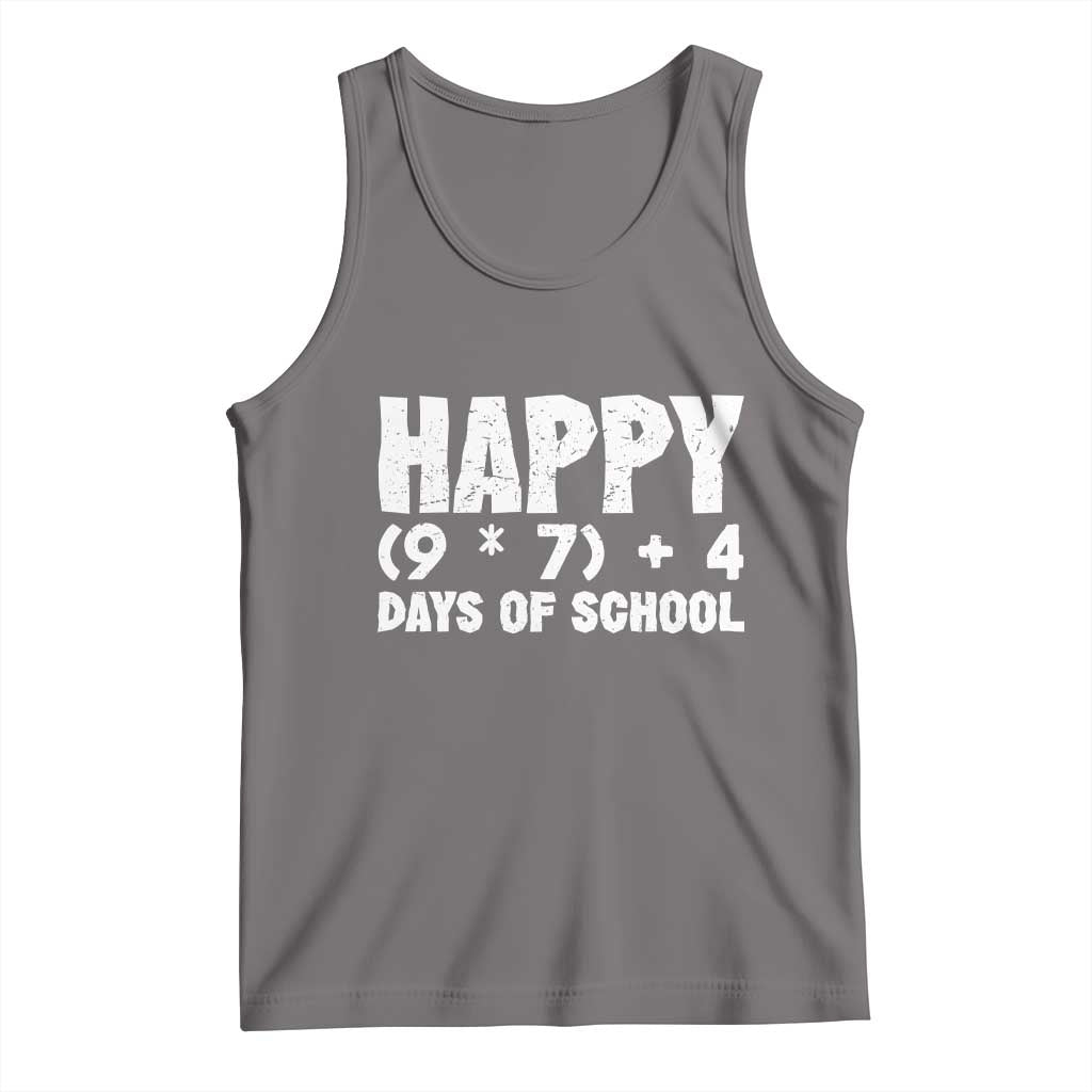 67 Days Of School Tank Top Do The Math 67 Meme Funny Six Seven Teacher TS10 Deep Heather Print Your Wear