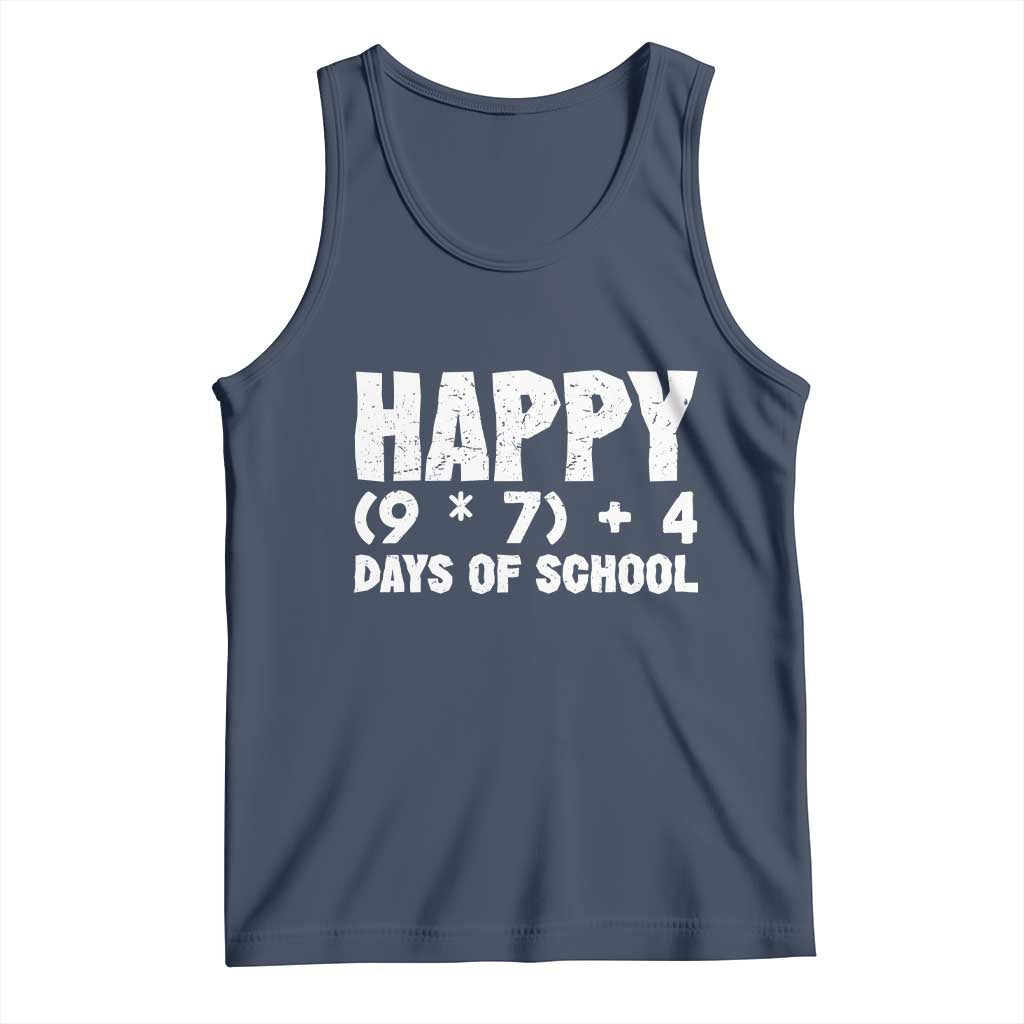 67 Days Of School Tank Top Do The Math 67 Meme Funny Six Seven Teacher TS10 Navy Print Your Wear