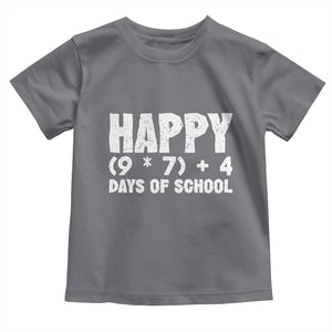 67 Days Of School Toddler T Shirt Do The Math 67 Meme Funny Six Seven Teacher TS10 Charcoal Print Your Wear