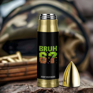 Funny Six Seven Bullet Tumbler 67 Meme 6 7 Boy Game Pixel Number TS10 Print Your Wear