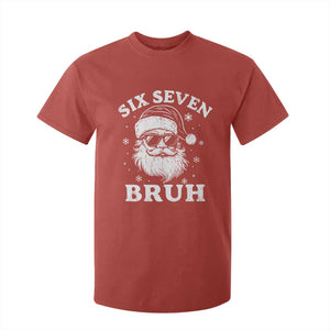 67 Christmas Six Seven Bruh T Shirt For Kid Funny Santa 6 7 Meme TS10 Red Print Your Wear